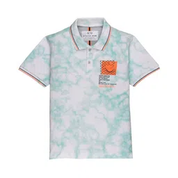 Status Quo Boys Tie and Dye Polo Collar Cotton T-shirt-picture-26