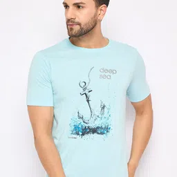 Duke Graphic Printed Round Neck Slim Fit T-shirt-picture-39