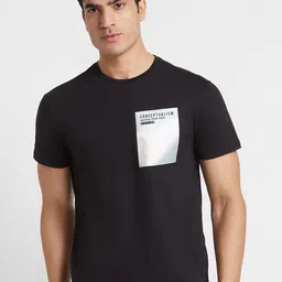 Globus Holographic Print Cotton T-Shirt-picture-14
