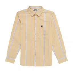 Cantabil Boys Striped Cotton Casual Shirt-image-94