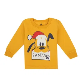 Bodycare Kids Boys Mustard Yellow Typography Printed T-shirt-picture-30