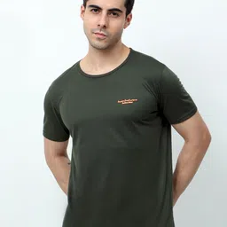 Masculino Latino Plus Men Solid Sports T-shirt-picture-29