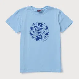 Gini and Jony Boys Graphic Printed Round Neck Cotton T-shirt-picture-21