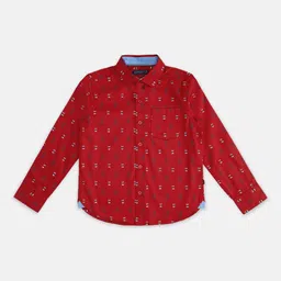 Pantaloons Junior Boys Printed Cotton Casual Shirt-image-32