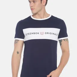 Steenbok Round Neck Typography Printed Pure Cotton T-shirt-picture-21