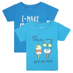 Bodycare Kids Girls Pack Of 2 Assorted Typography Printed T-shirt-picture-26