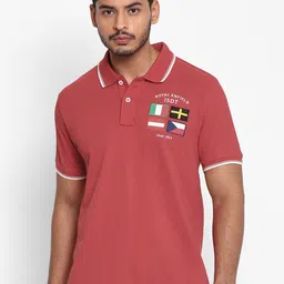 Royal Enfield Men Red Polo Collar T-shirt-picture-42