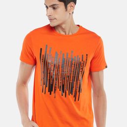 People Men Orange Typography Printed T-shirt-picture-9