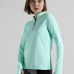 Campus Sutra Band Collar Drop Shoulder Sleeves Sports T-shirt-picture-38