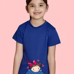NUSYL Girls Graphic Printed T-shirt-picture-34
