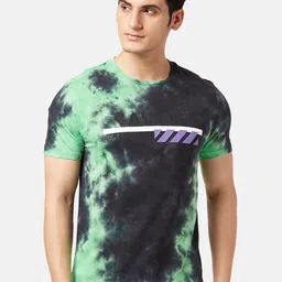 People Men Tie and Dye Slim Fit Cotton T-shirt-picture-13