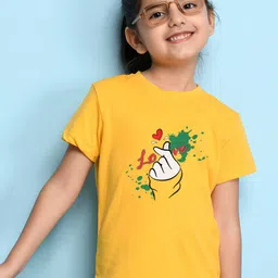 NUSYL Girls Printed Cotton T-shirt-picture-31