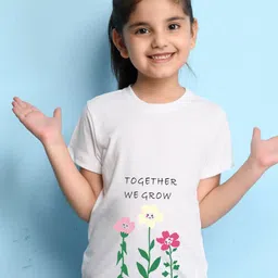NUSYL Girls Floral Printed T-shirt-picture-27