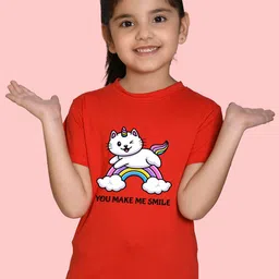 NUSYL Girls Printed T-shirt-picture-20