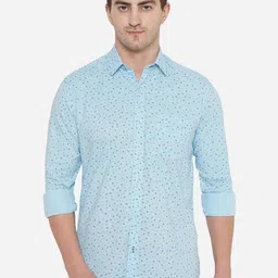 Greenfibre Men Conversational Printed Pure Cotton Casual Shirt-image-3