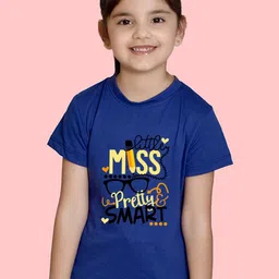 NUSYL Girls Typography Printed T-shirt-picture-41