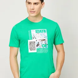 Bossini Men Typography Printed Cotton Slim Fit T-shirt-picture-32