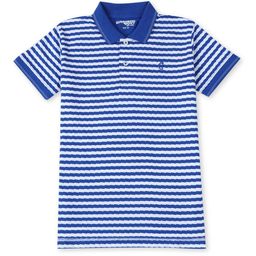 Gini and Jony Boys Striped Polo Collar Pure Cotton T-shirt-picture-5