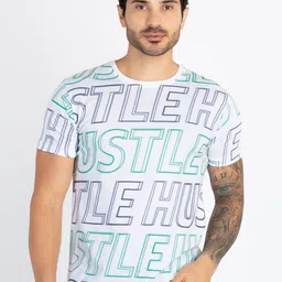 Status Quo Typographic Printed Round Neck Pure Cotton T-shirt-picture-18