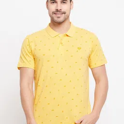 Duke Conversational Printed Short Sleeve Polo Collar Cotton T-shirt-picture-40