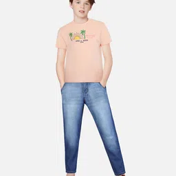 Gini and Jony Boys Graphic Printed Cotton T-shirt-picture-55