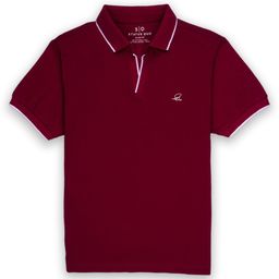 Status Quo Boys Polo Collar Short Sleeves Pure Cotton Slim Fit T-shirt-picture-33