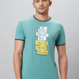 Globus Typography Printed Pure Cotton T-shirt-picture-17