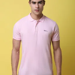 Rodamo Polo Collar Slim Fit Casual Cotton T-shirt-picture-12