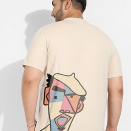 Instafab Plus Plus Size Graphic Printed Cotton T-shirt-picture-5