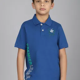 Beverly Hills Polo Club Boys Polo Collar Pure Cotton T-shirt-image-0