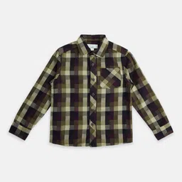 Pantaloons Junior Boys Tartan Checks Checked Cotton Casual Shirt-image-17