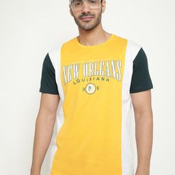 Octave Typography Printed Round Neck Cotton T-shirt-picture-18