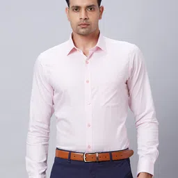 Raymond Self Designed Pure Cotton Slim Fit Formal Shirt-picture-10