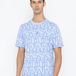 ADIDAS M Bl Tee Q2 Typography Printed Regular Fit Cotton Sports Tshirts-picture-27