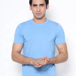 TEEMOODS Men Blue T-shirt-picture-31