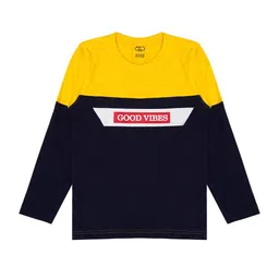 MIST N FOGG Boys Yellow Printed T-shirt-image-95