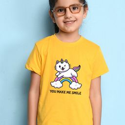 NUSYL Girls Graphic Printed T-shirt-picture-18
