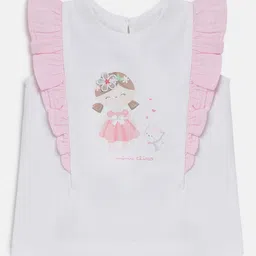 Chicco Girls White Printed T-shirt-picture-38