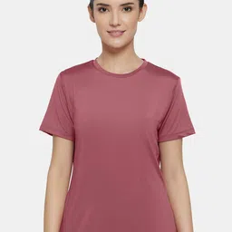 Amante Women Purple Moisture Wicking T-shirt-picture-36