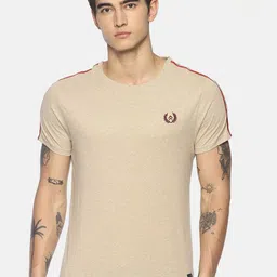 Steenbok Men Beige Slim Fit T-shirt-picture-11