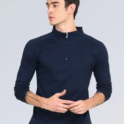 appulse Men High Neck Cotton Slim Fit T-shirt-picture-19
