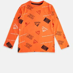 Pantaloons Junior Boys Typography Printed Cotton T-shirt-picture-17