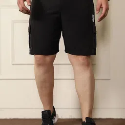 bigbanana Men Mid Rise Regular Fit Plus Size Cargo Shorts-picture-34