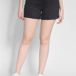 AMERICAN EAGLE OUTFITTERS Women Mid-Rise Denim Shorts-image-91