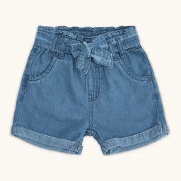 Pantaloons Baby Girls Cotton Denim Shorts image 1