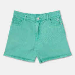 R&B Girls Cotton Denim Shorts-picture-38