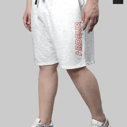 ARDEUR Men Plus Size Pack Of 2 Mid-Rise Cotton Sports Shorts-picture-37