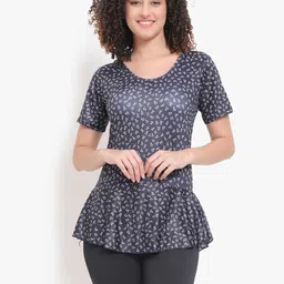 JMT Wear Micro Ditsy Printed Swim Dress-image-63