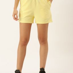 De Moza Women Mid-Rise Regular Fit Cotton Shorts-picture-15