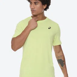 ASICS Spiral Embroidered Cotton Round Neck T-Shirt-picture-27